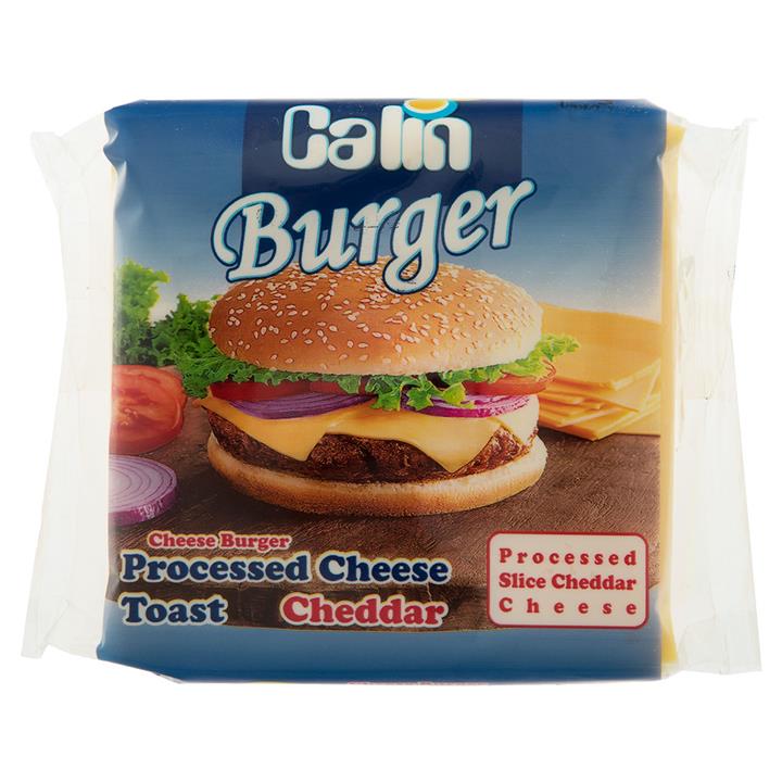 پنیر چیزبرگر ورقه ای کالین مقدار 180 گرم Calin Sliced Cheeseburger Cheese 180gr